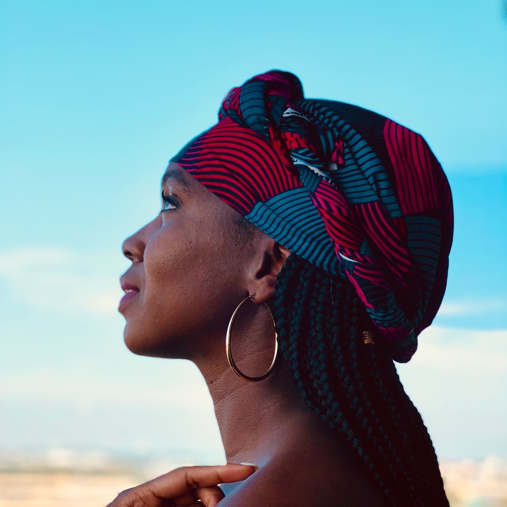 Ankara African Print Double Sided Head Wrap